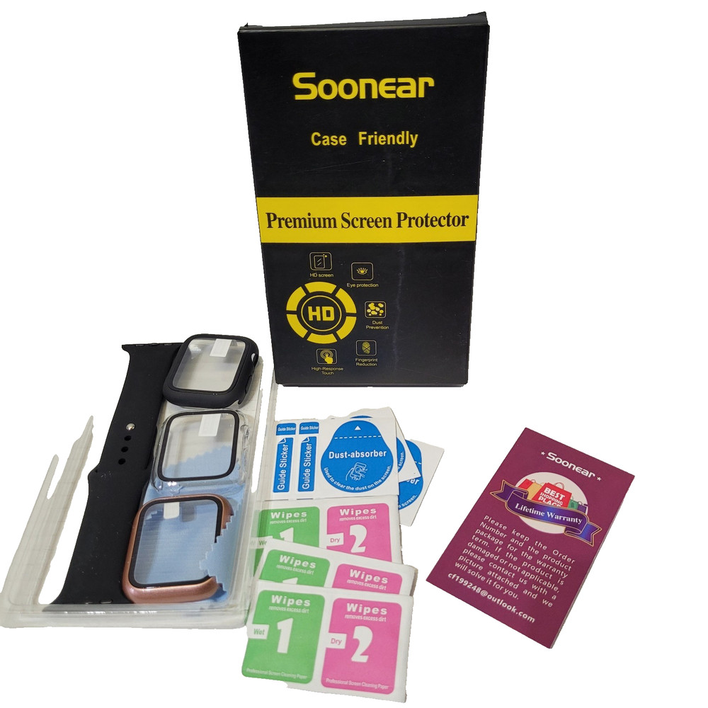 Soonear Apple Watch Case Strap 44mm Open Box