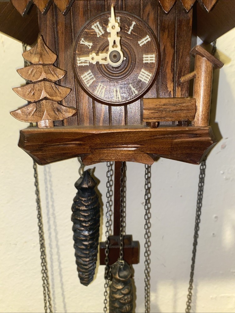 2 Smaller Size Working Coukoo Clocks ( Not Toy Size)