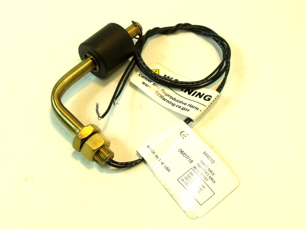 NIB Madison M4010 Brass 90° Side Mount Float Style Liquid Level Switch