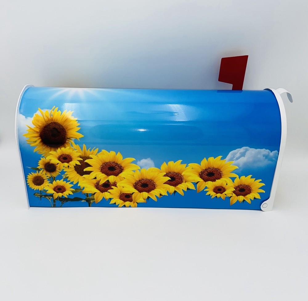 Sun-flowers Custom Mailbox gift For Mom