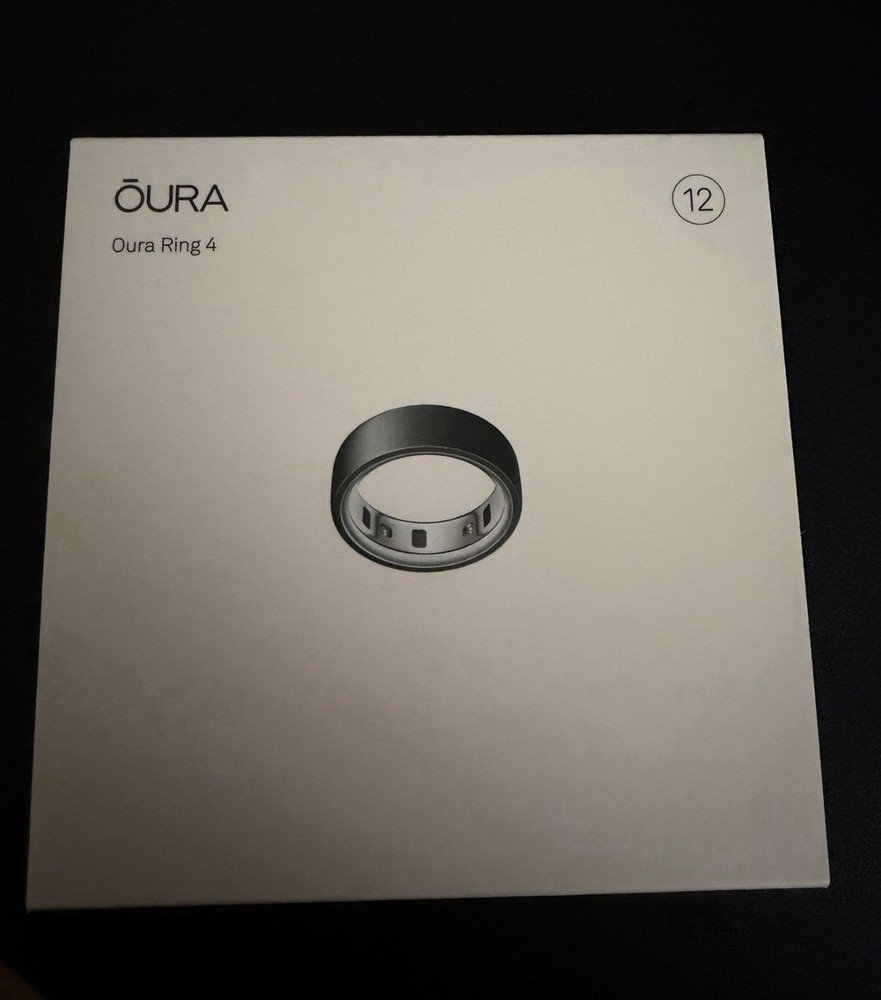 Oura Ring Gen 4 Silver Size 12
