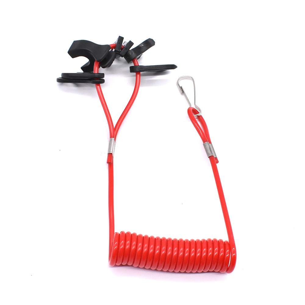 Universal Boat Outboard Engine Motor Kill Stop Switch & Safety Tether Lanyard US