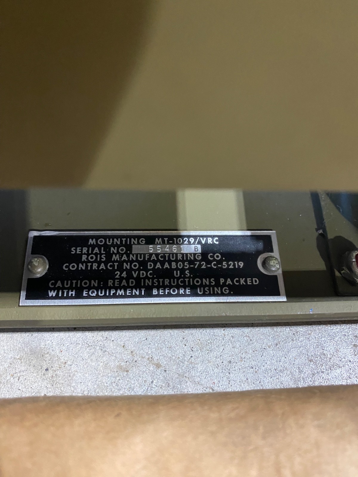 US Military Installation Kit MK-1229/GRC