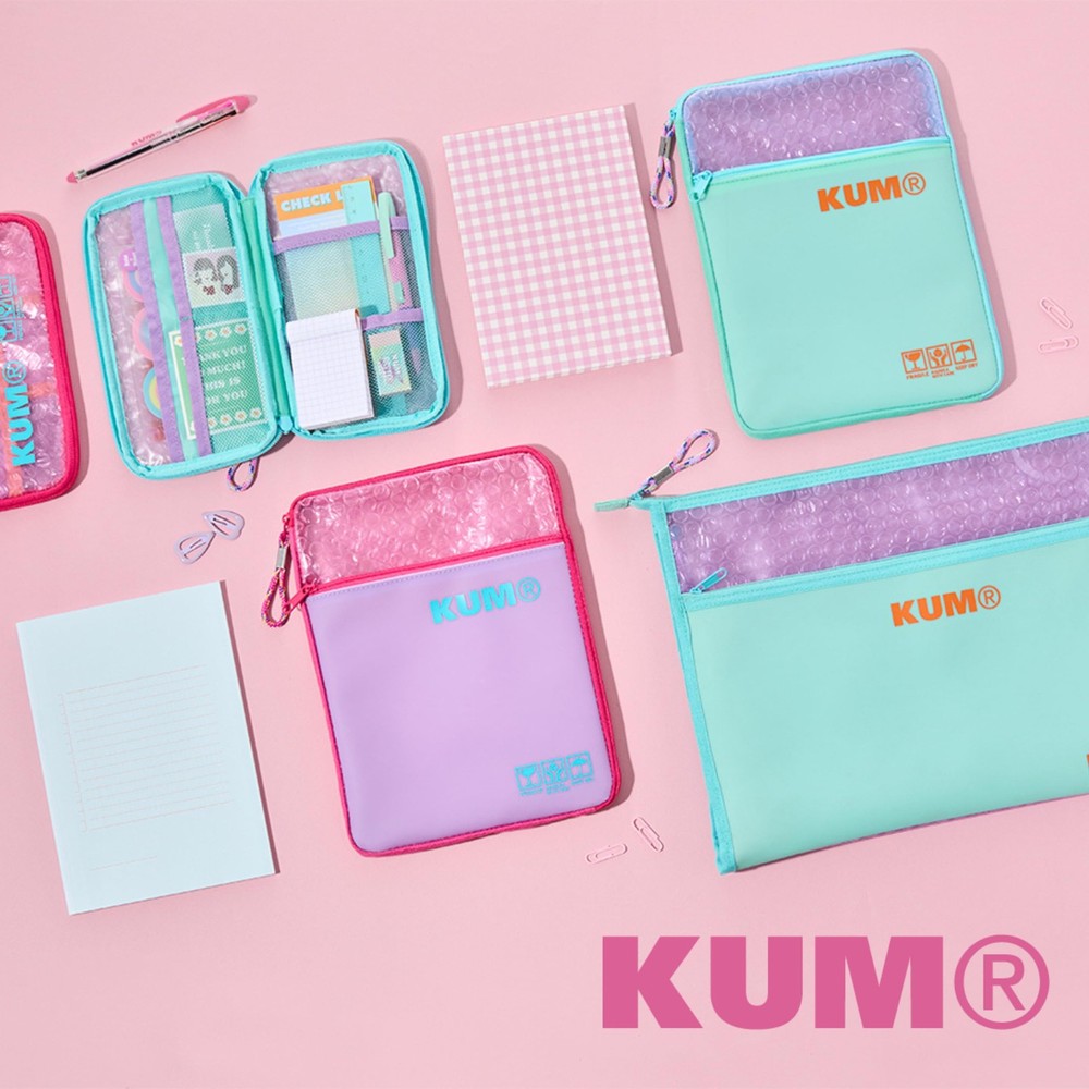 KUM Package Multi-Case, Medium, Pink, KM1349P