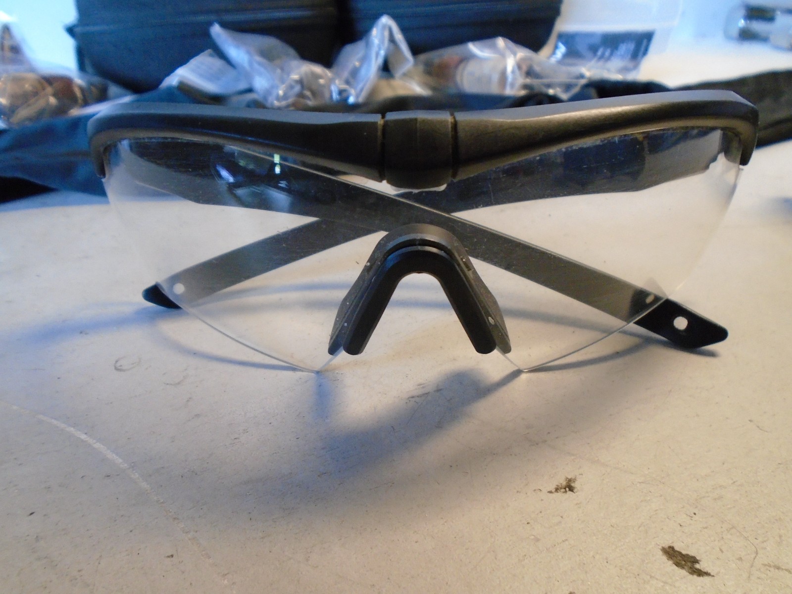 USGI ESS Lot Of 6 Apel Ballistic Glasses w/ Extra Lenses & 4 Cases