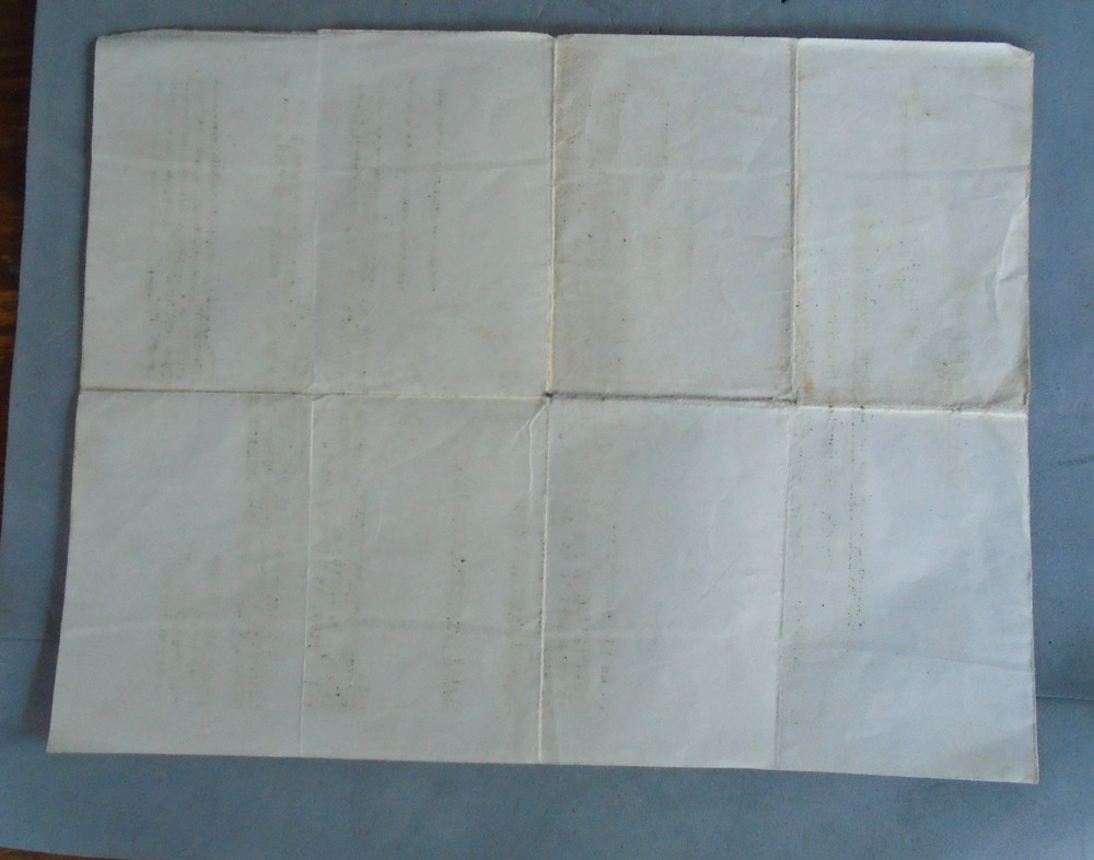 4th Replacement Depot APO 703, 1946 customs declaration
