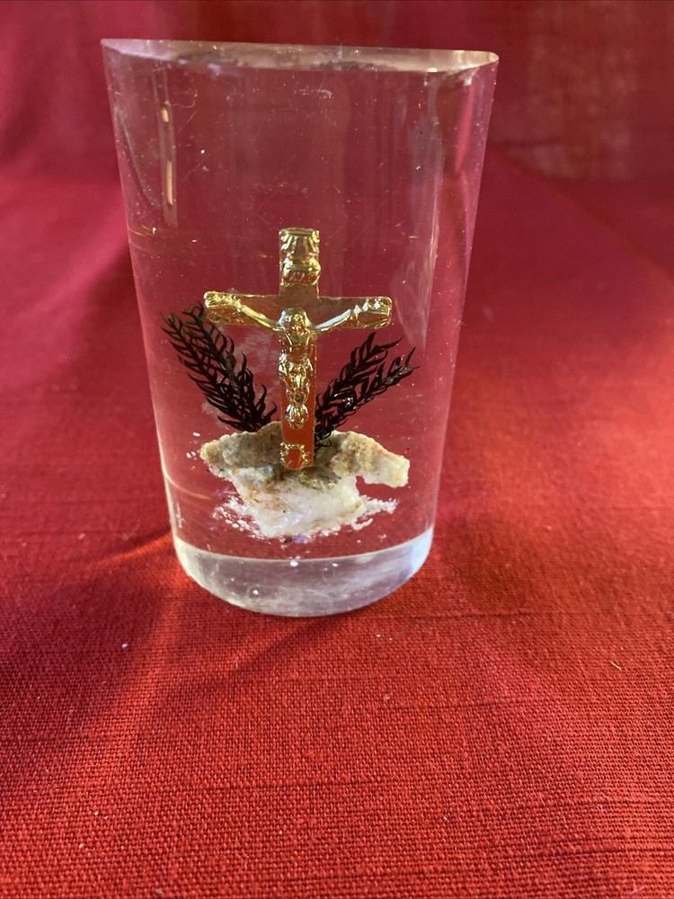 Crucifix In Lucite