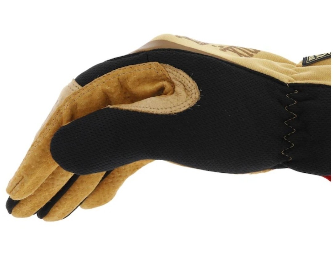 TWO PAIR Mechanix Wear Durahide Leather FastFit Work Glove Elastic Cuff LARGE