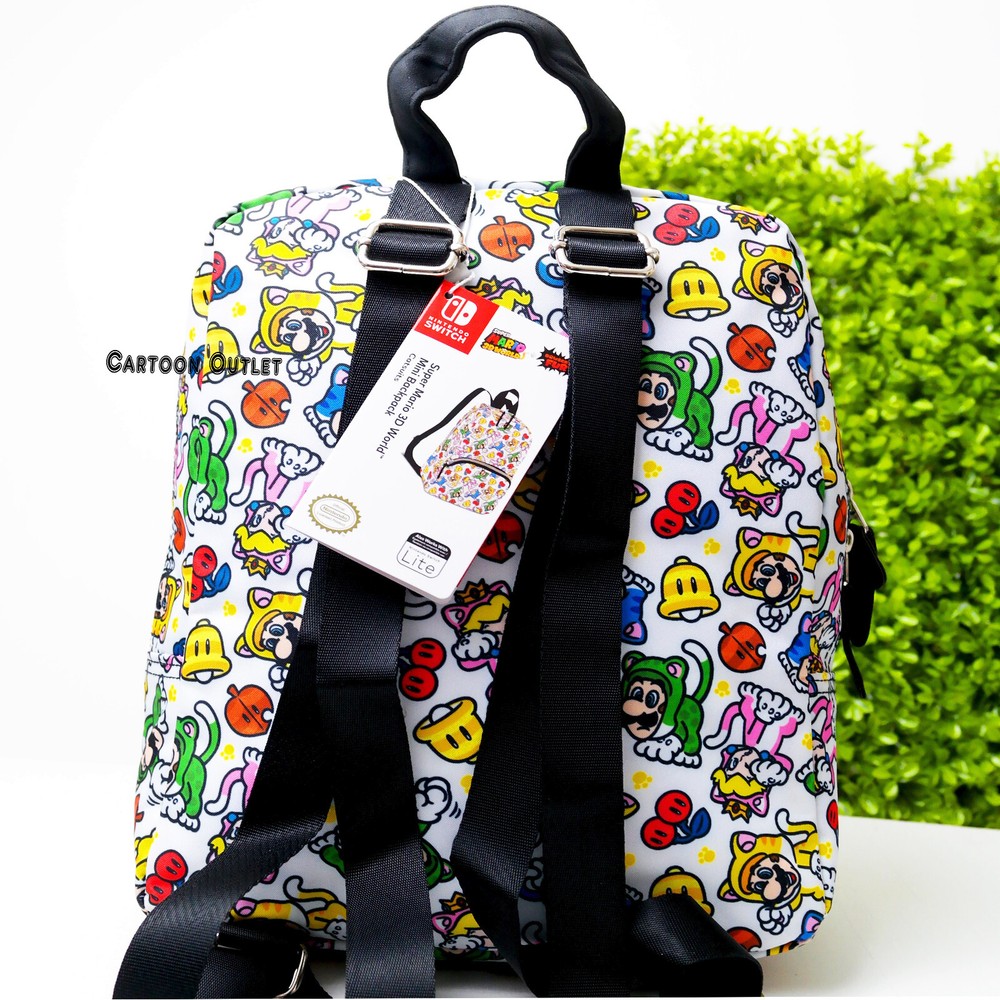 Super Mario Bros Controller Gear Mini Backpack 12" Mario 3D World Catsuit