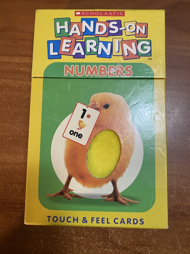 Hands-On Learning: Numbers - Touch & Feel Cards - Scholastic