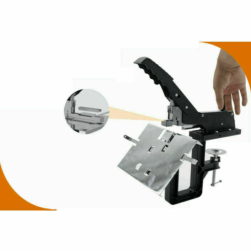 Manual Dual Flat Nail Saddle Stitch Stapler Binding Machine Binder Saddle Staple
