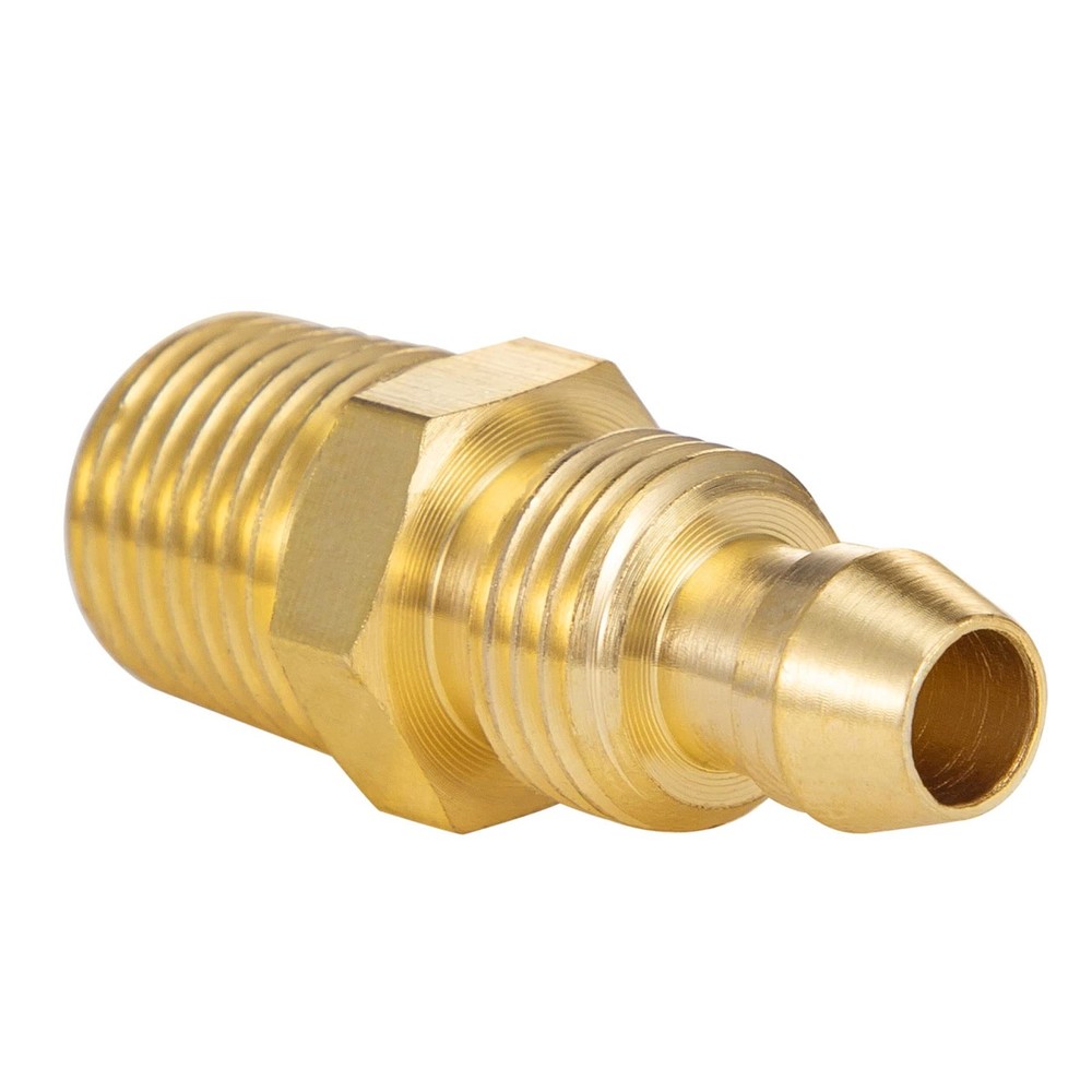 Breezliy Premium Solid Brass 2PCS Reusable Replacement 1/4 Inch, Bronze