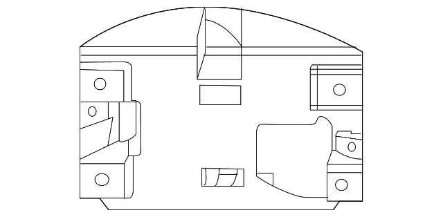 Genuine GM Passenger Side Object Sensing Alert Module Bracket 84237375