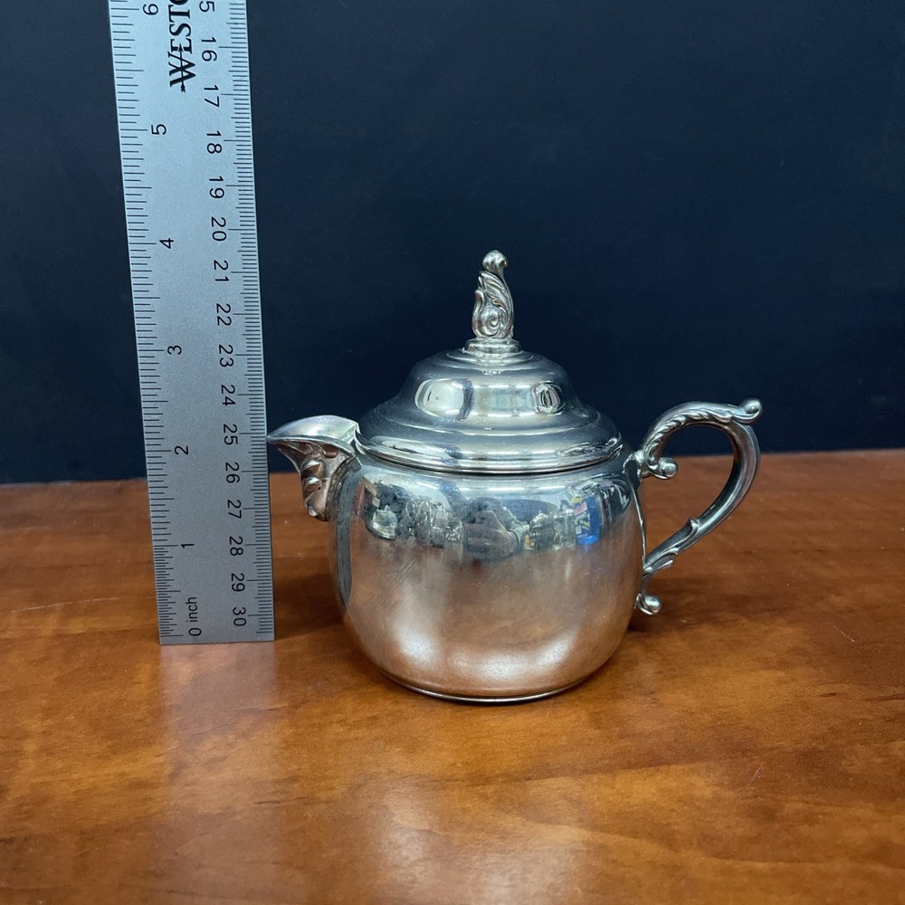 Vtg 5pc Wm A Rogers Silverplate Tea Pot Set