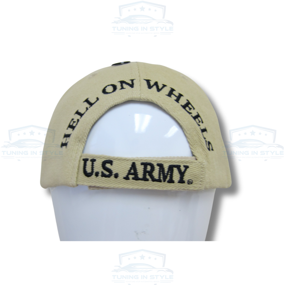 US Army 2nd Armored Division Hell on Wheels Baseball Cap Hat Official Licensed