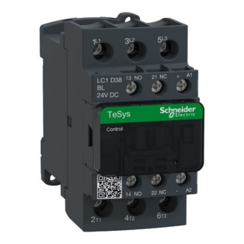 1pcs Schneider LC1D38BL 24VDC contactor 3Poles 38A