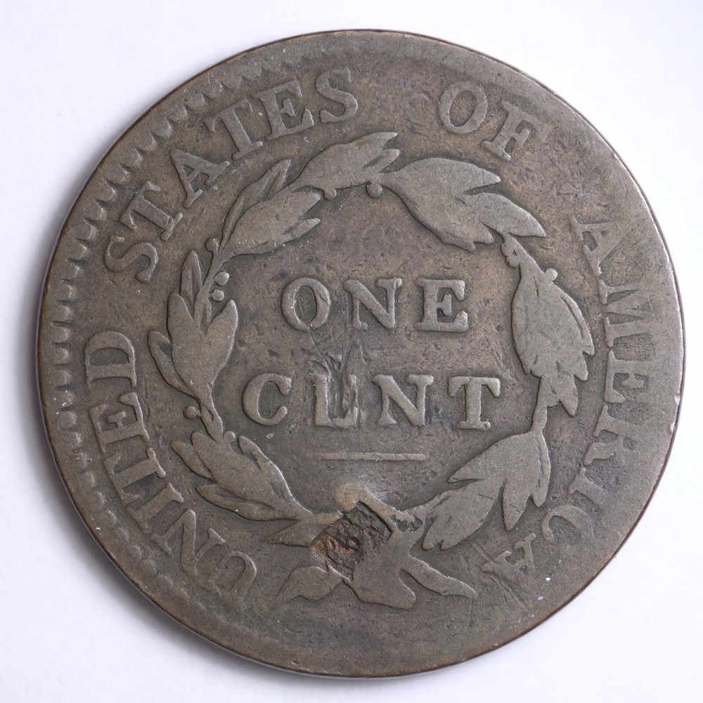 1817 LARGE CENT CORONET HEAD OLD RARE COIN B520 SCG