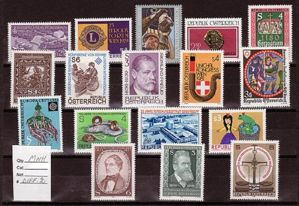 AUSTRIA- AUTRICHE LOT# DIFF2 - MNH
