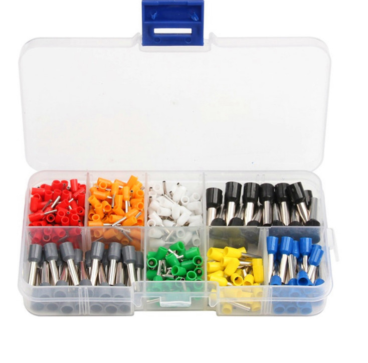 400pc Insulated Ferrules Terminal End Wire Connector Electrical Crimp Terminator