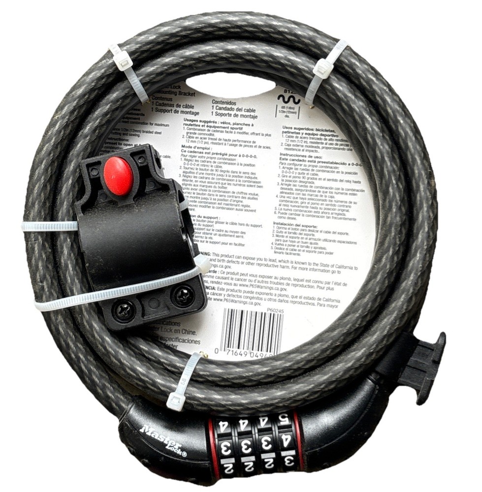 MasterLock Chains and Cable Locks 8122D