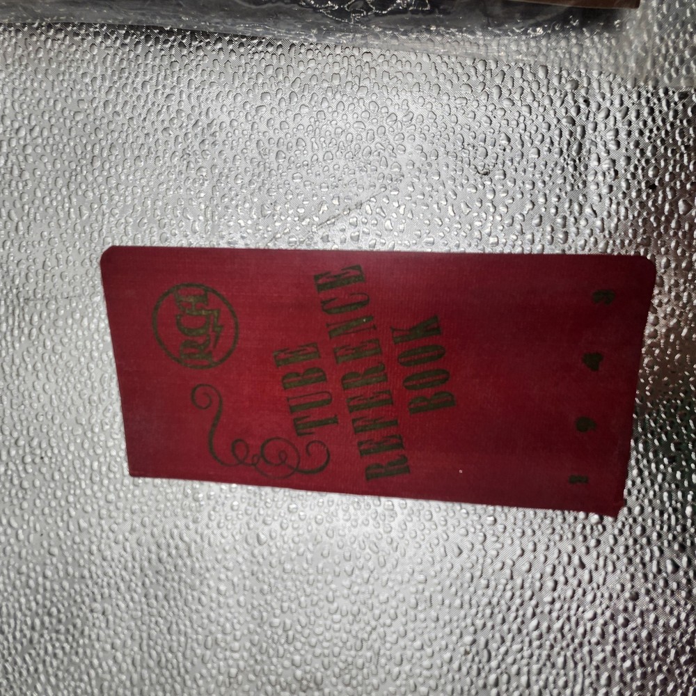 RCA 1943 Tube Reference Book Definitions, Charts, Stations, Socket Connection