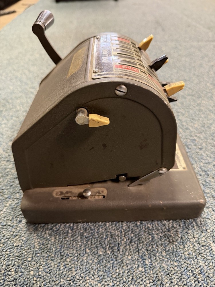 Vintage Paymaster Check Writer & Protector Printer Machine Series 400