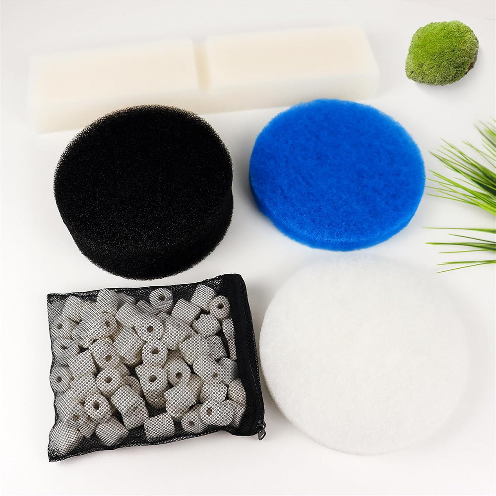 28 PCS Replacement Filter Media Kit Compatible with Fluval FX2/FX4/FX5/FX6 Aquar