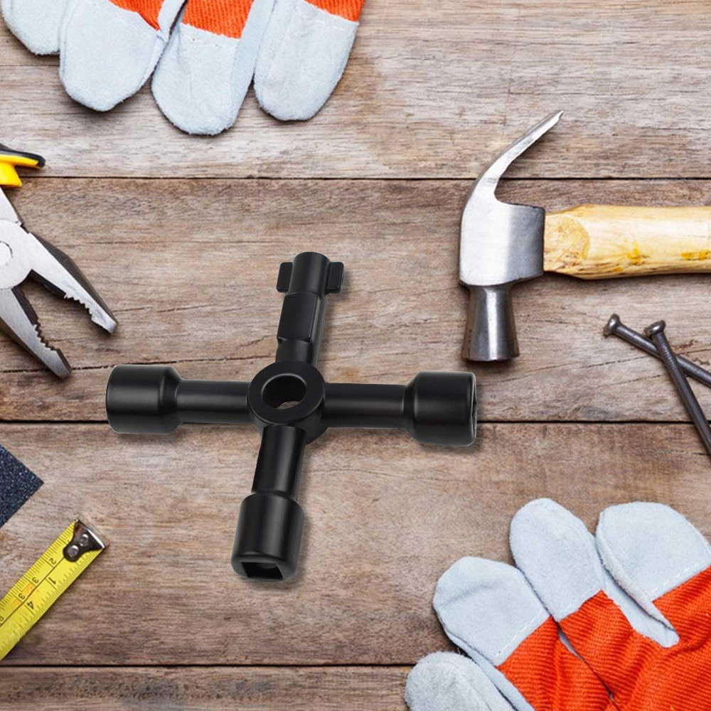 Multi-Functional Triangle Sillcock Key Wrench Tool - 2 Pack