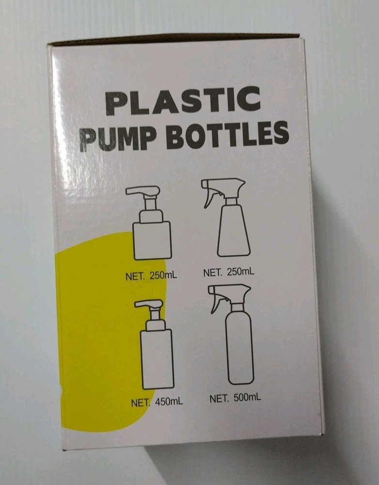 Winsons Plastic Pump Bottles 4 Pk