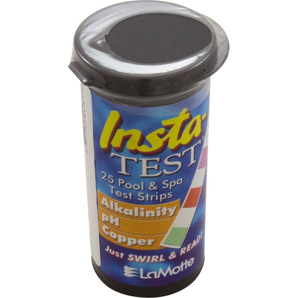 Test Strips, Copper/pH/Alk, Multilingual, 25ct