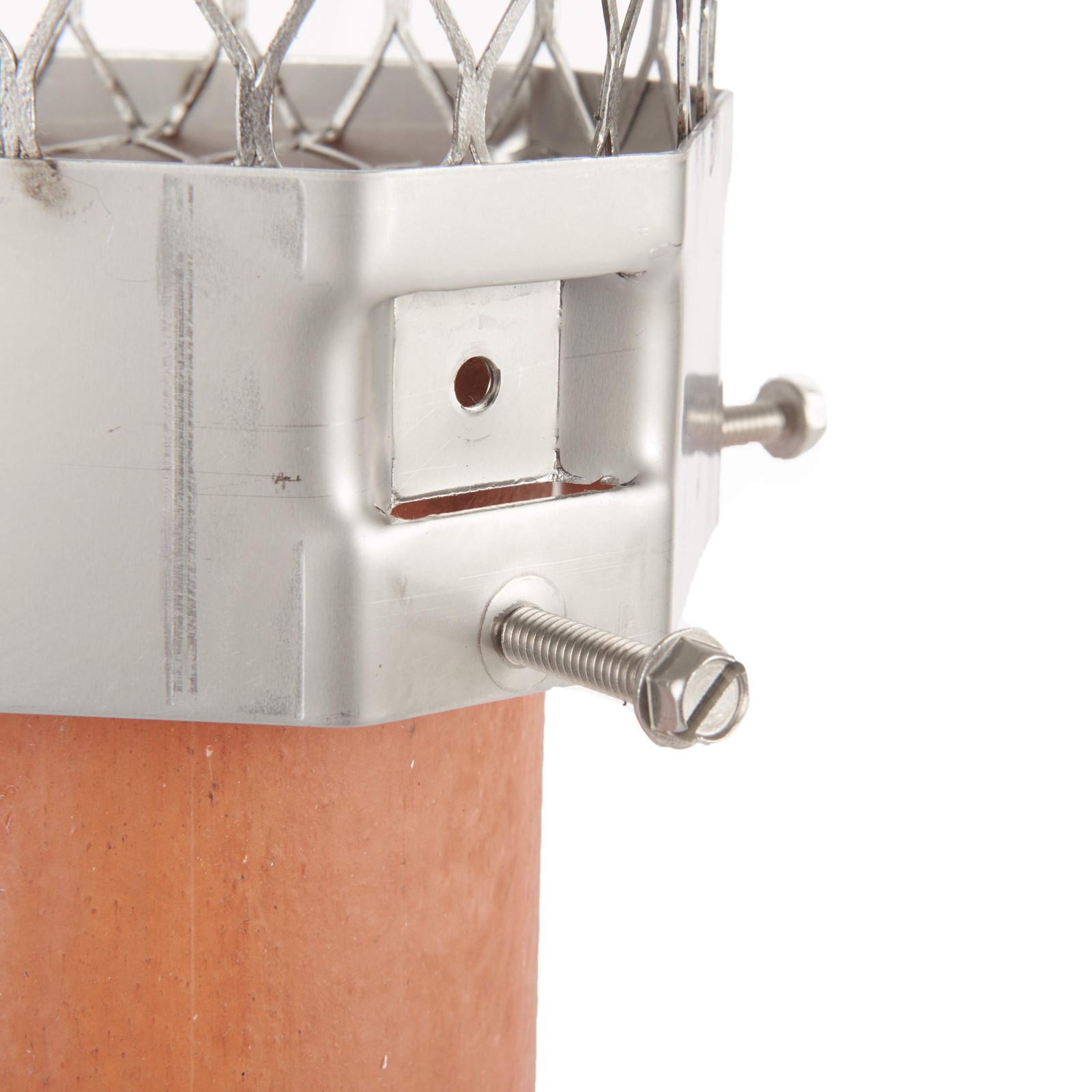Draft King SS99U Bolt On Stainless Steel Single Flue Chimney Cap, 9” x 9”