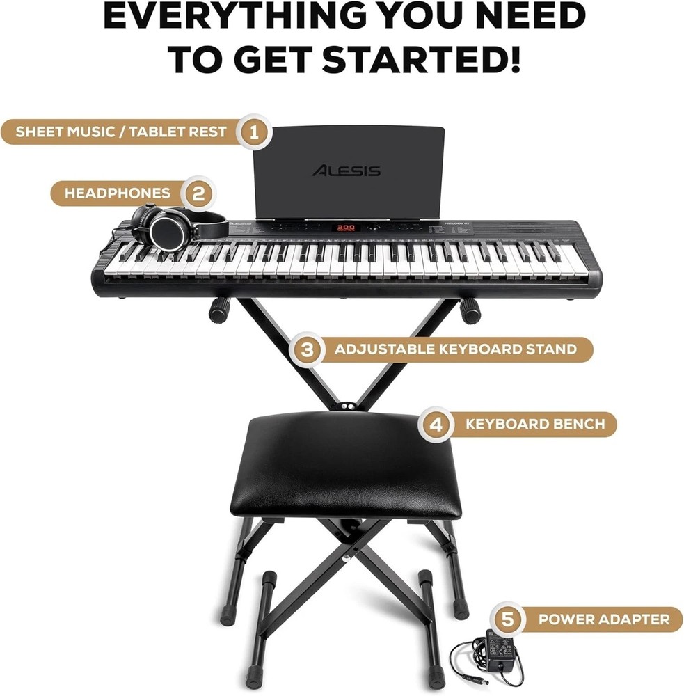 Melody 61 Electric Keyboard Starter Set