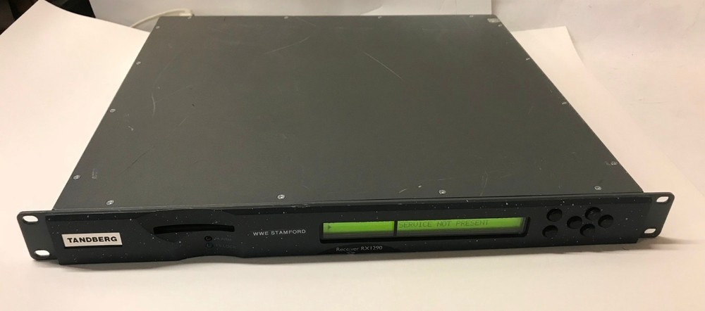 Tandberg Multi-format RX1290 Receiver Decoder 9 Licenses enabled  S/N:102960
