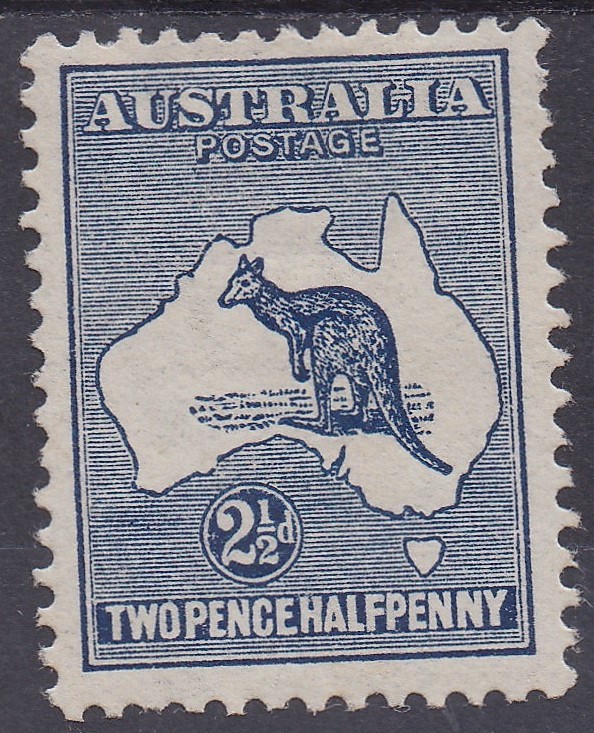AUSTRALIA 1915 KANGAROO 21/2D 2ND WMK