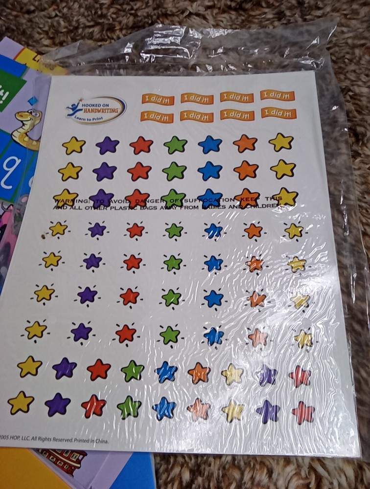 Hooked on Handwriting Learn to Print Upper and Lowercase