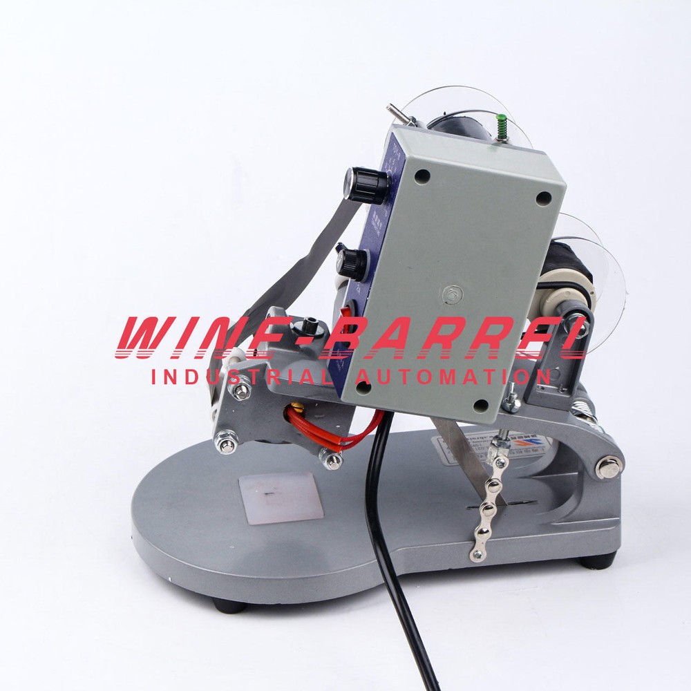 DY-8 Manual Hot Stamping Machine Ribbon Coding Date Batch Character Code Printer