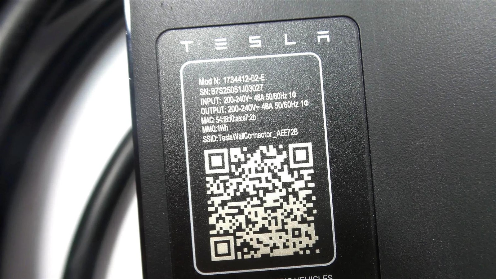 Tesla Universal Wall Connector Gen 4 EV Charger Charger 1734412-02-E 24FT