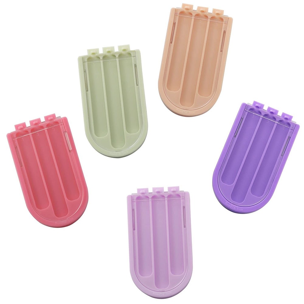 7PCS Sewing Needle Storage Storage Plastic Needle Small Storage Hand Sewing N...