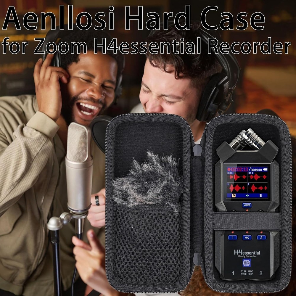 Versatile Travel Case for Zoom H4essential - Durable & Convenient Carry Handle