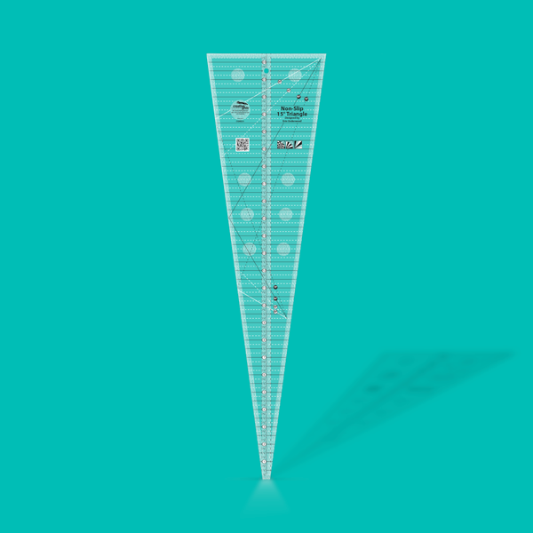 Creative Grids 15 Degree Triangle Quilt Ruler CGREU1