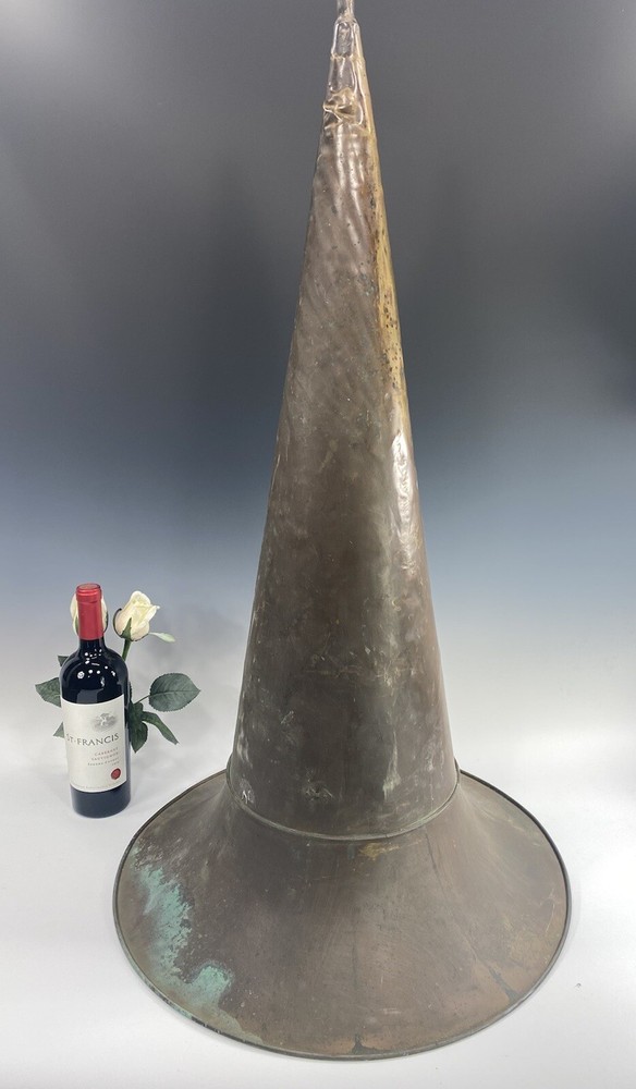 Vintage Brass Horn For Phonograph Talking Machine