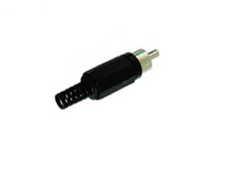 [ Whadda Velleman CA047B ] Phono (RCA) Plug - Black