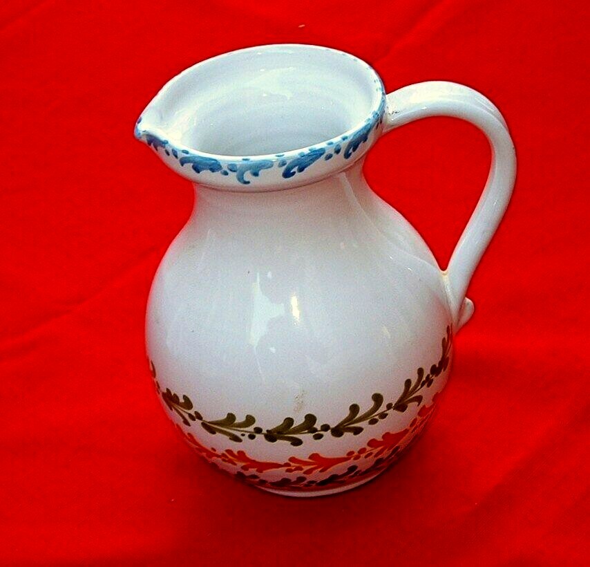 Deruta Ceramic Sara Pitcher 8in