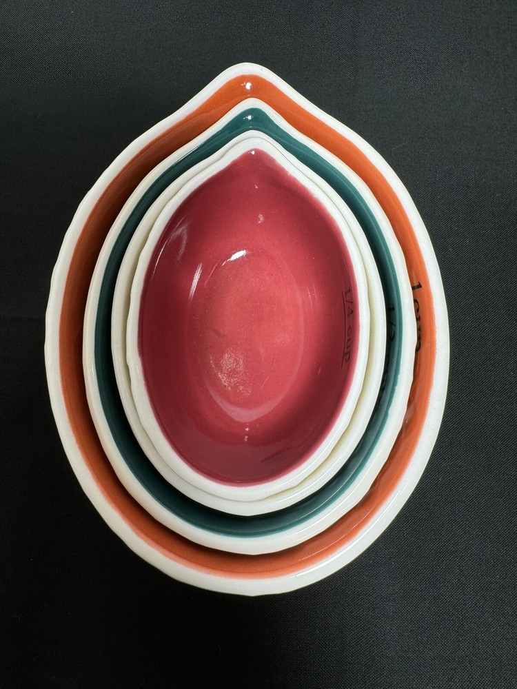 Threshold 4 Nesting Measuring Cups With Pour Spout Stoneware