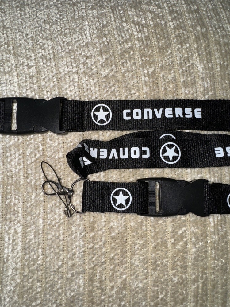 Converse Lanyard Black or Red Leave note