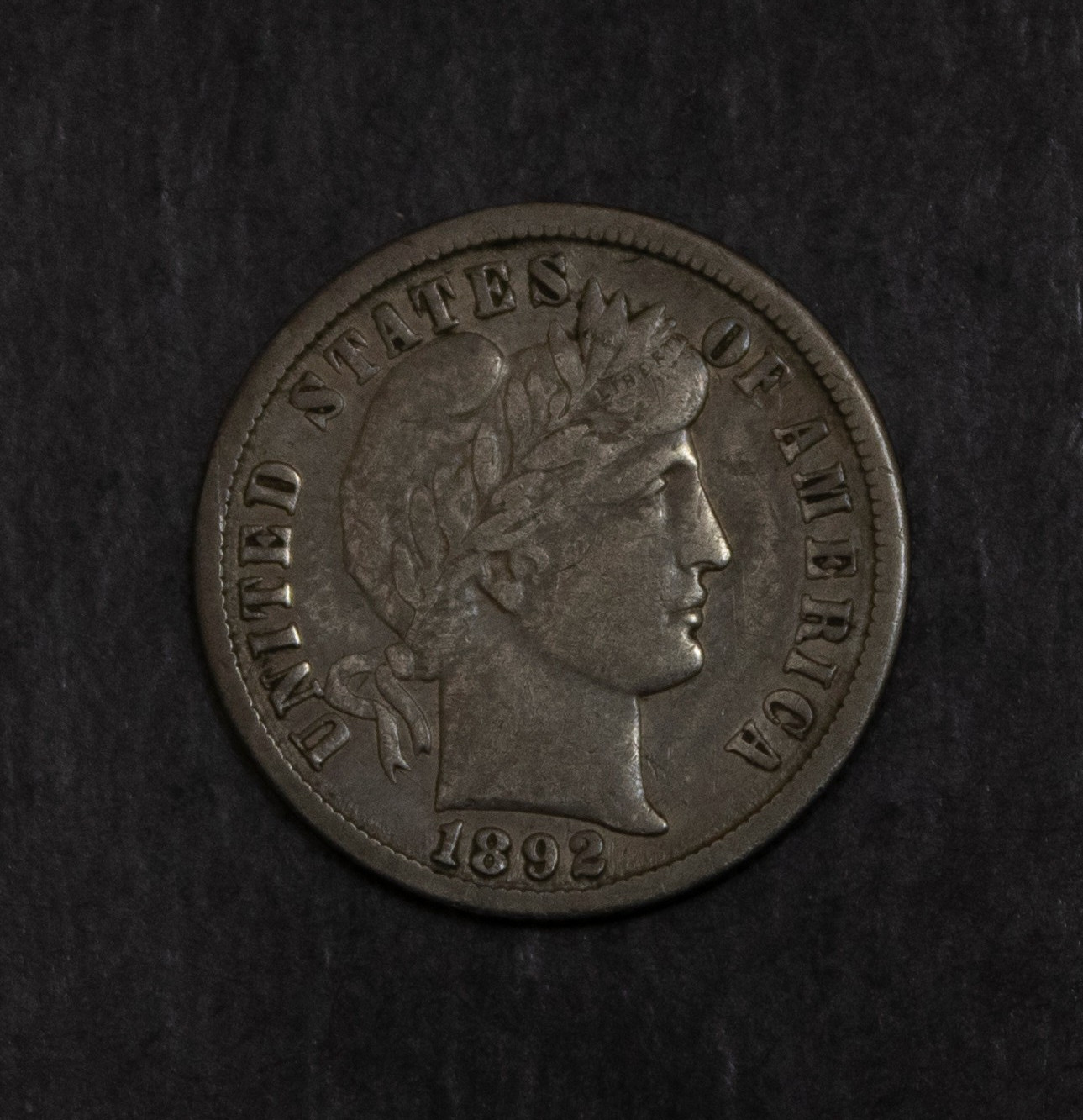 1892 O Barber Dime Almost XF   Lot 4968