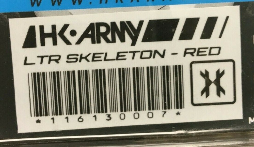 NEW HK Army Rotor/LTR Skeleton Power Button & Release Trigger Kit - Red