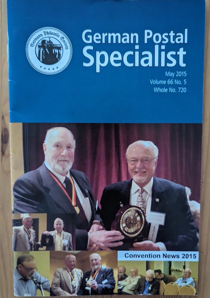 German Postal Specialist May '15 Internment Camp Ilag Tost Scanned Color Variety