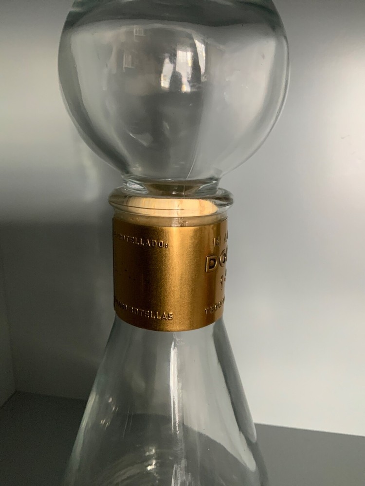 Maestro DOBEL 50 1969 tequila empty bottle