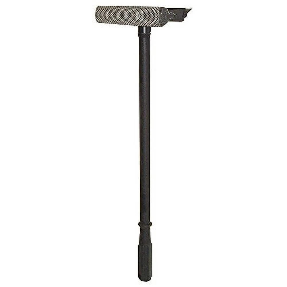 6PK Mallory 8" Windshield Squeegee with 20" Handle Black for Windshield Cleaning
